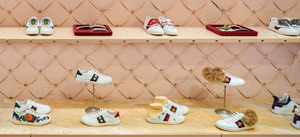 gucci tennis shoes with spikes