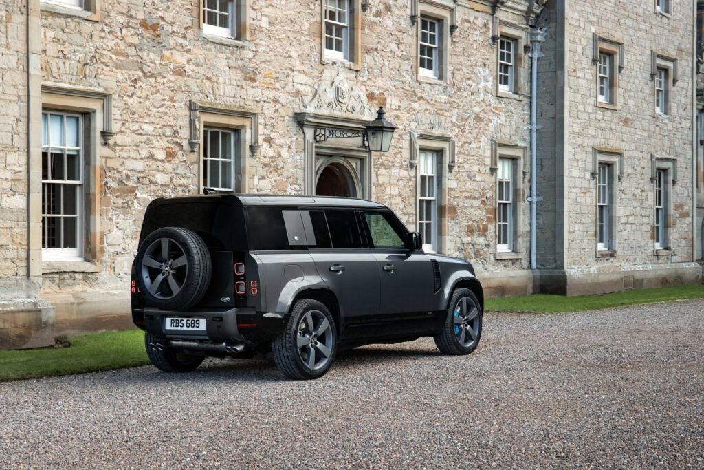 The Land Rover Defender V8