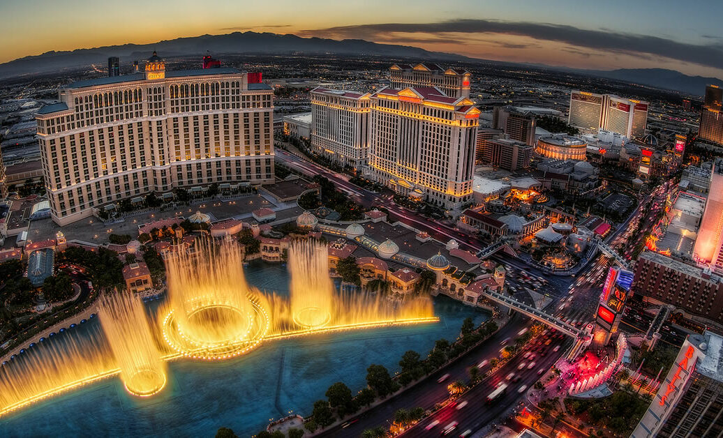 las vegas at night