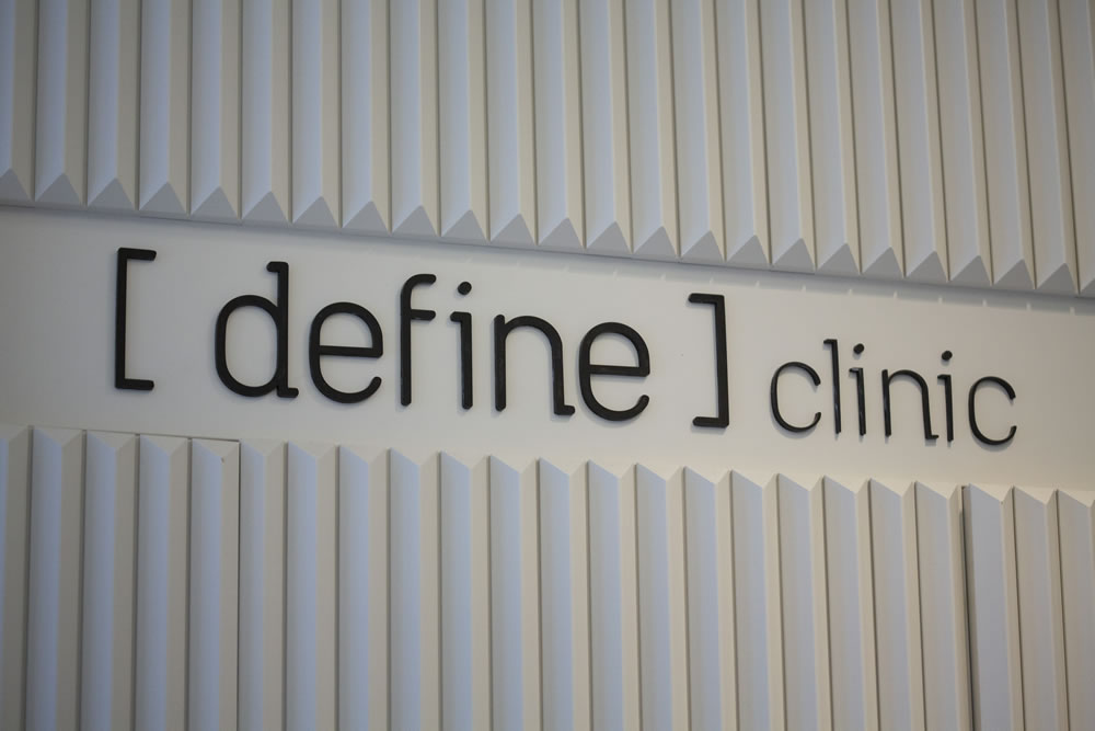 Define Clinic Beaconsfield sign