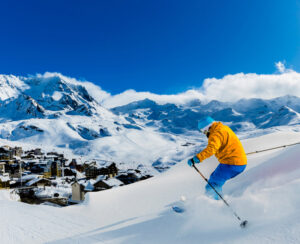 Meribel skiing