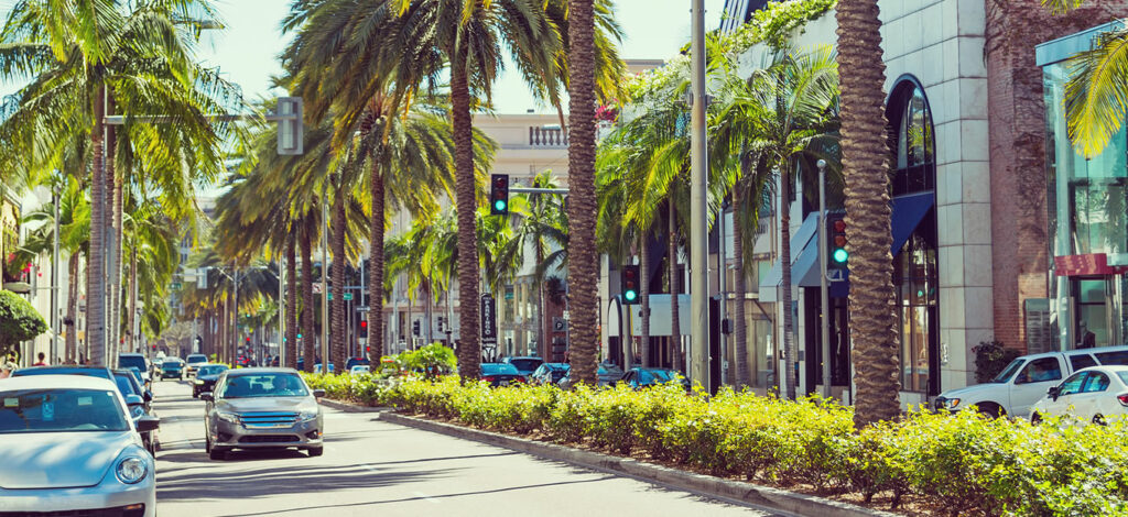 Rodeo Drive is one of the best places to shop in Los Angeles