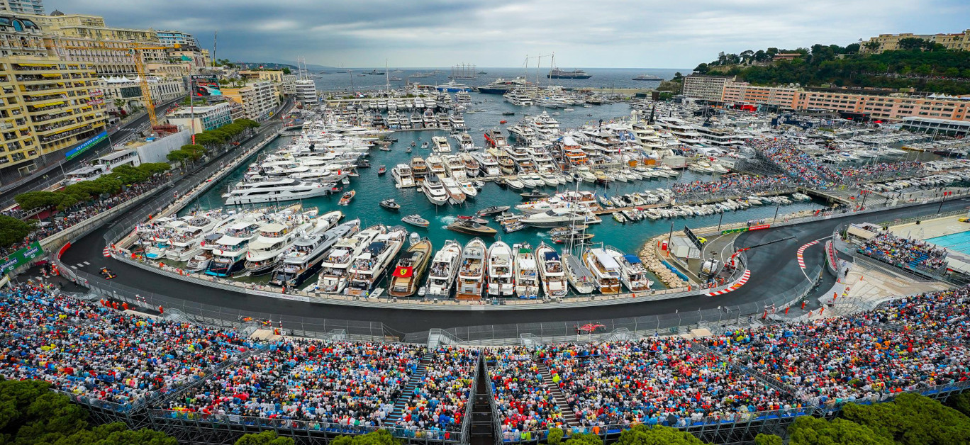 Superyachts line up for this weekend’s Monaco Grand Prix Luxury