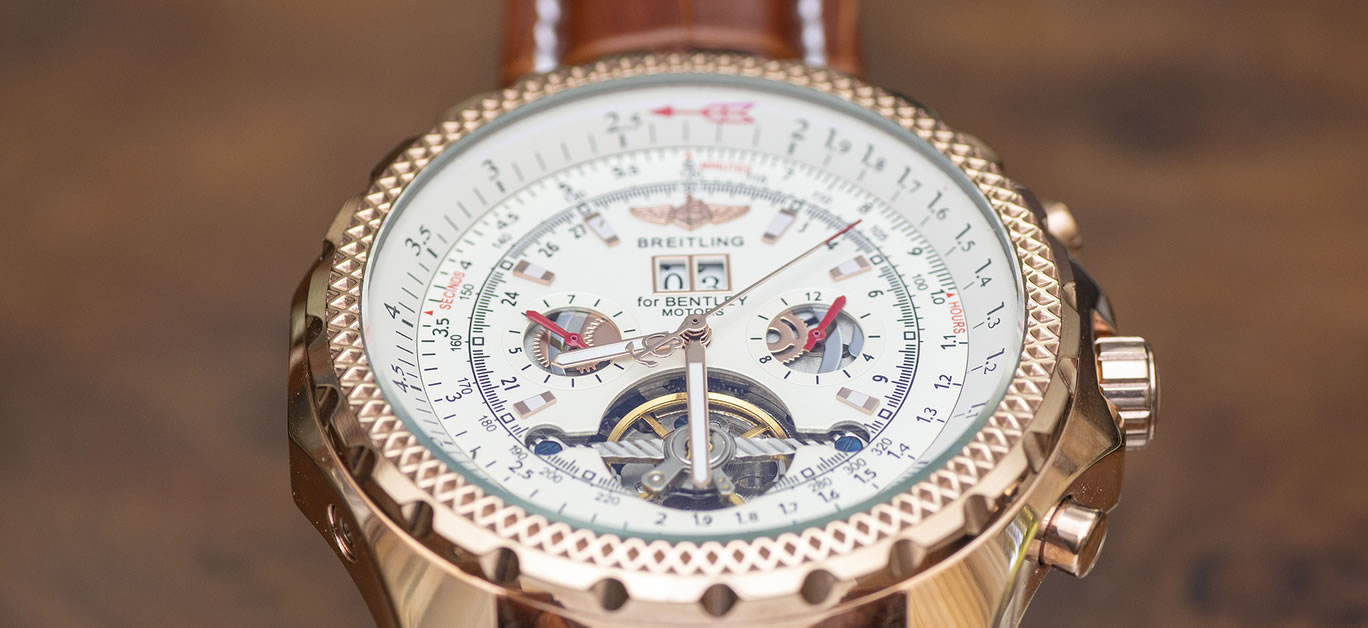 Breitling Chronomat 18k Rose Gold Diamond Watch - Diamond Exchange USA