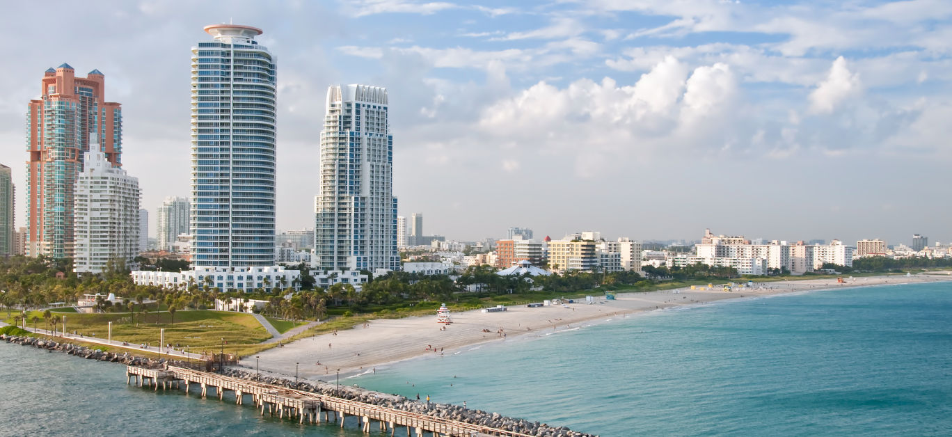 Miami Beach Aerial View