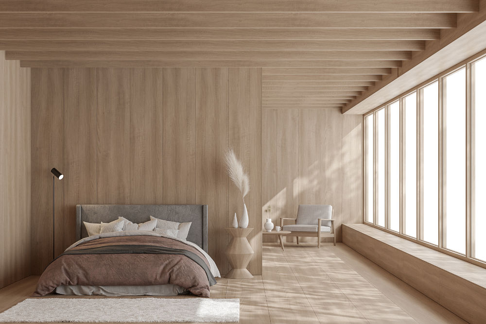 Modern contemporary bedroom