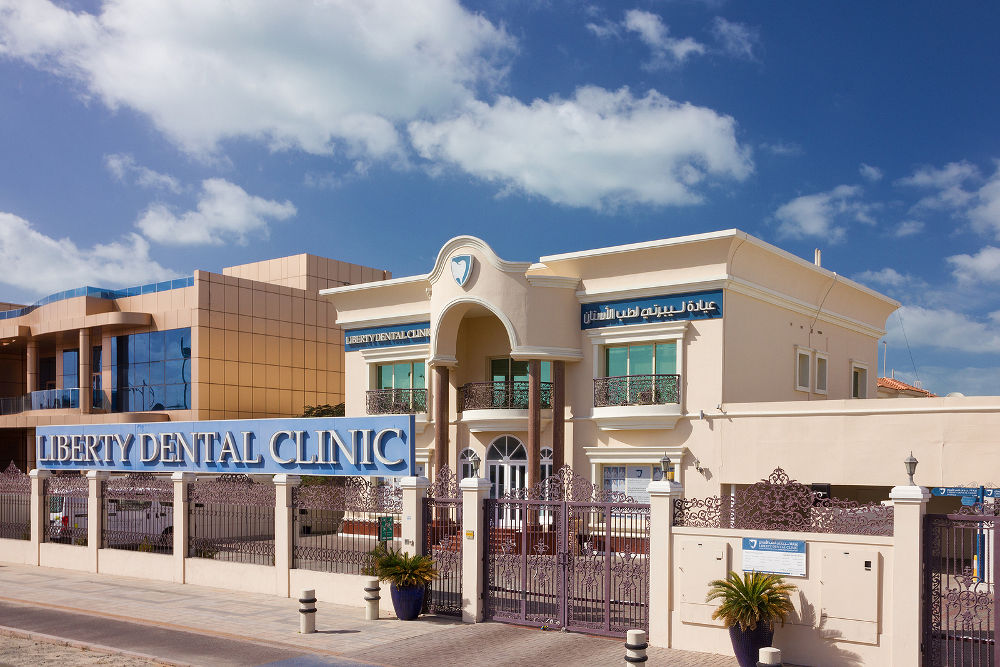 Liberty Dental Clinic in Dubai. Medical tourism concept.