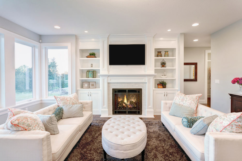 Beautiful Living Room in New Luxury Home