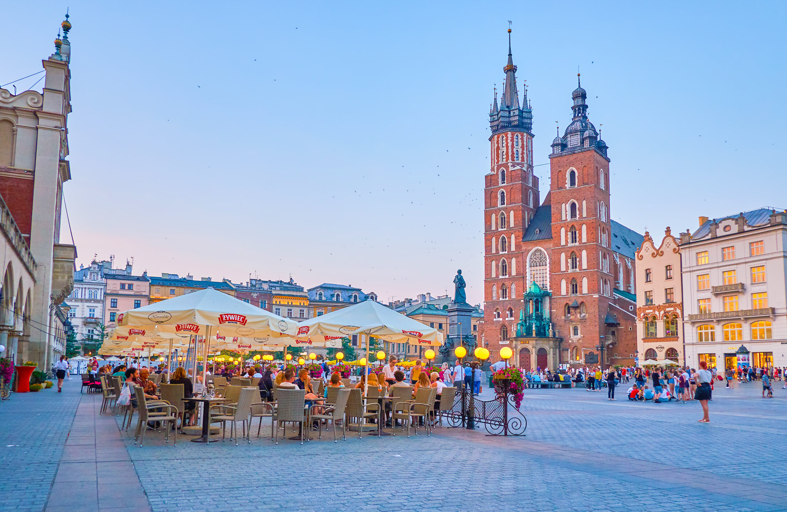 Krakow Old Town in Poland