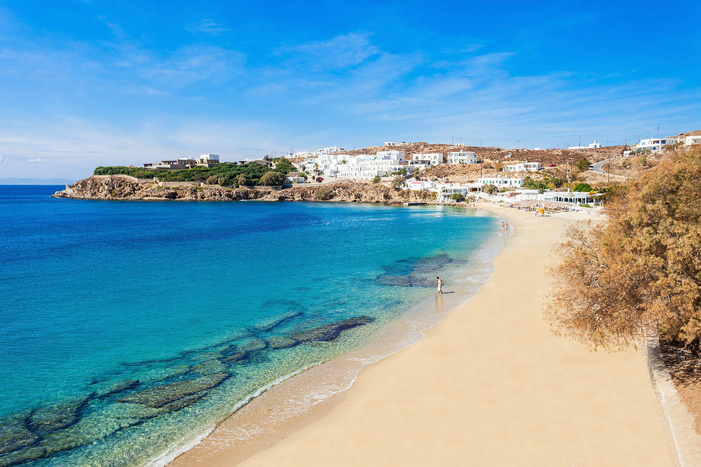 Mykonos beach