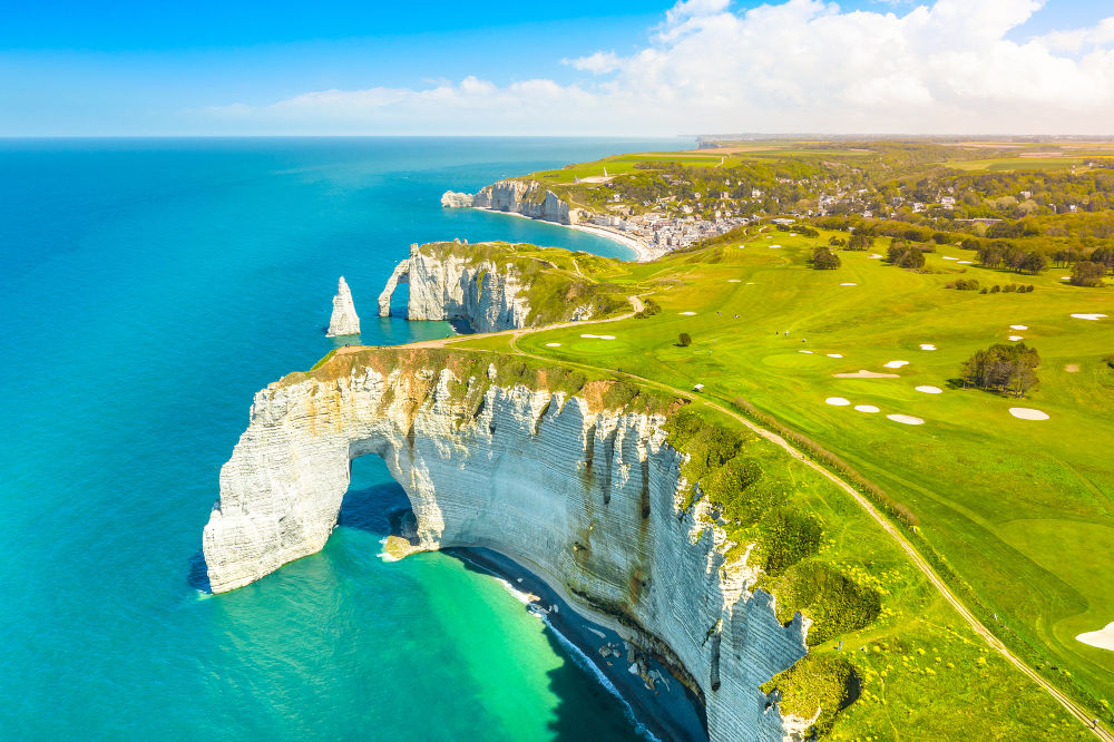 Etretat cliffs Normandy