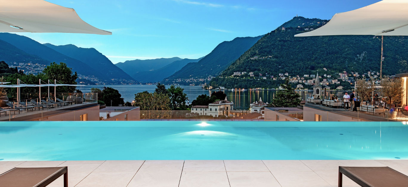 Hilton Lake Como rooftop