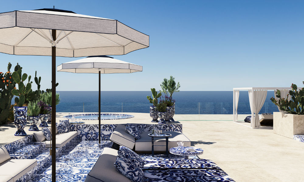 Design Hills Marbella Dolce & Gabbana by Sierra Blanca Estates terrace