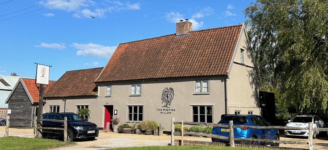 Travel Review: The Weeping Willow, Barrow, Bury St Edmunds in Suffolk ...