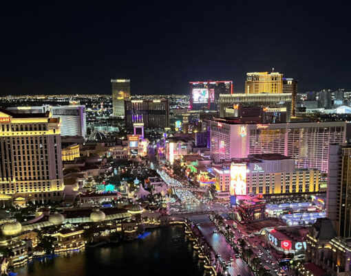 las vegas night view