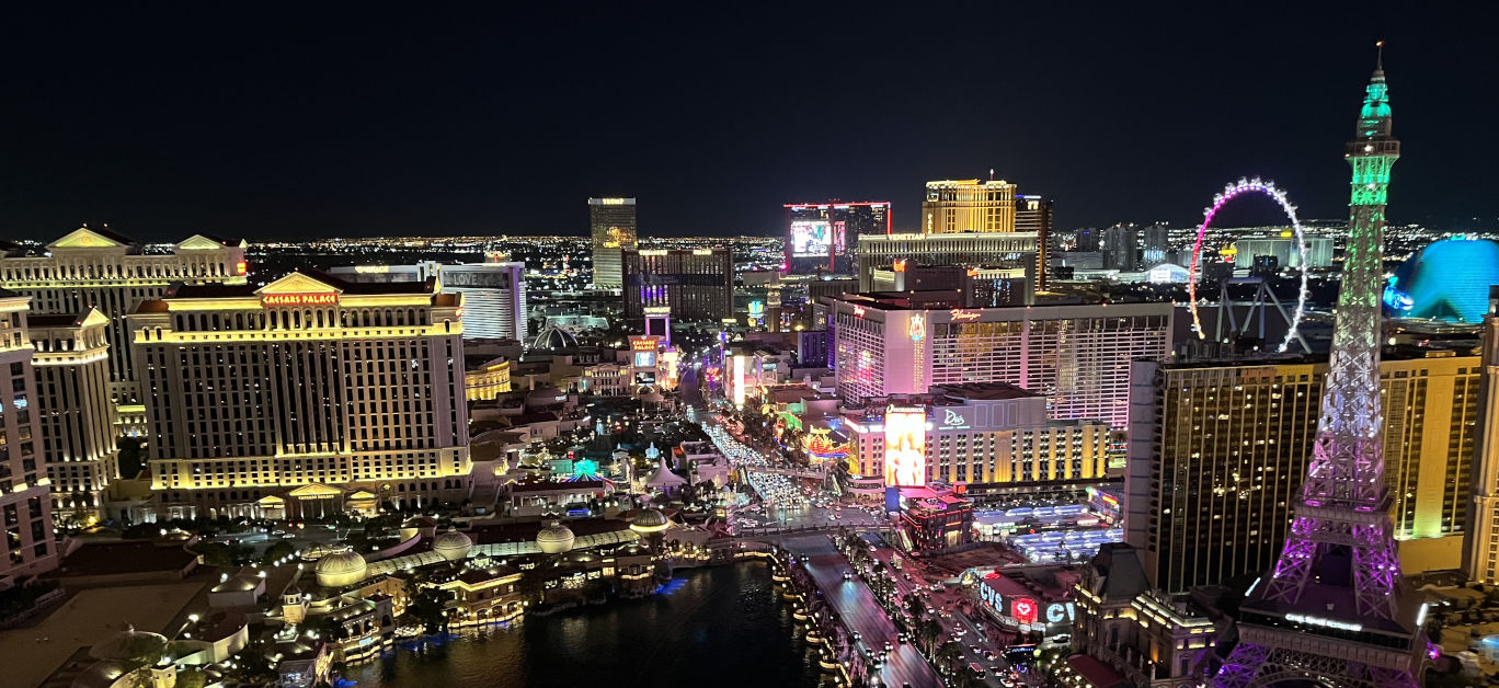 las vegas night view