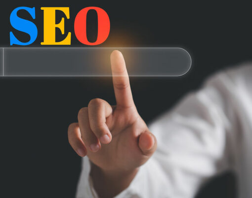concept for promoting website traffic, ranking, optimizing your website to rank in search engines or SEO.