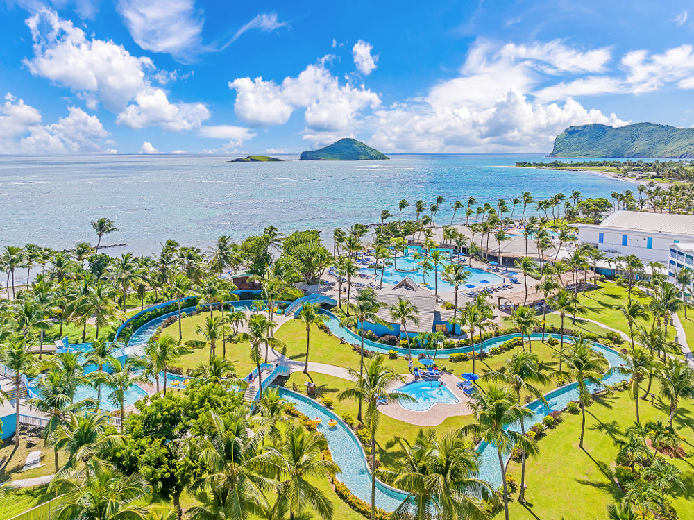 Coconut Cay Ceach Resort and Spa pool and views