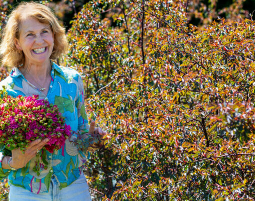 Rosebie Morton, the founder of The Real Flower Company