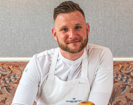 Martin Blake, head chef at Montagu’s Mews at The Royal Crescent Hotel and Spa