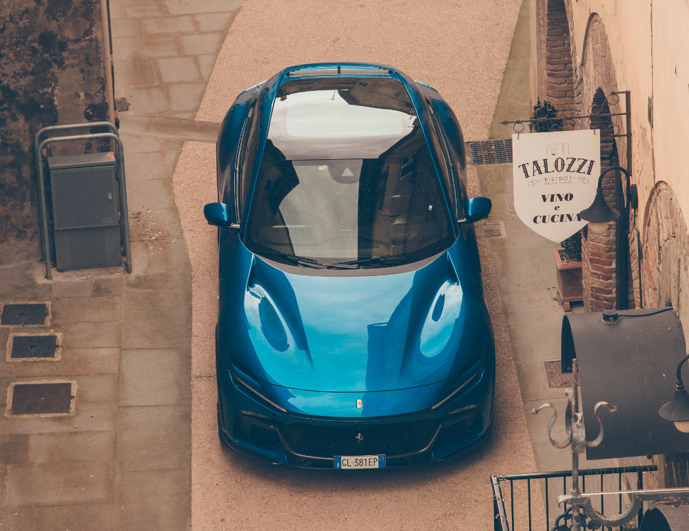 Ferrari Purosangue from above