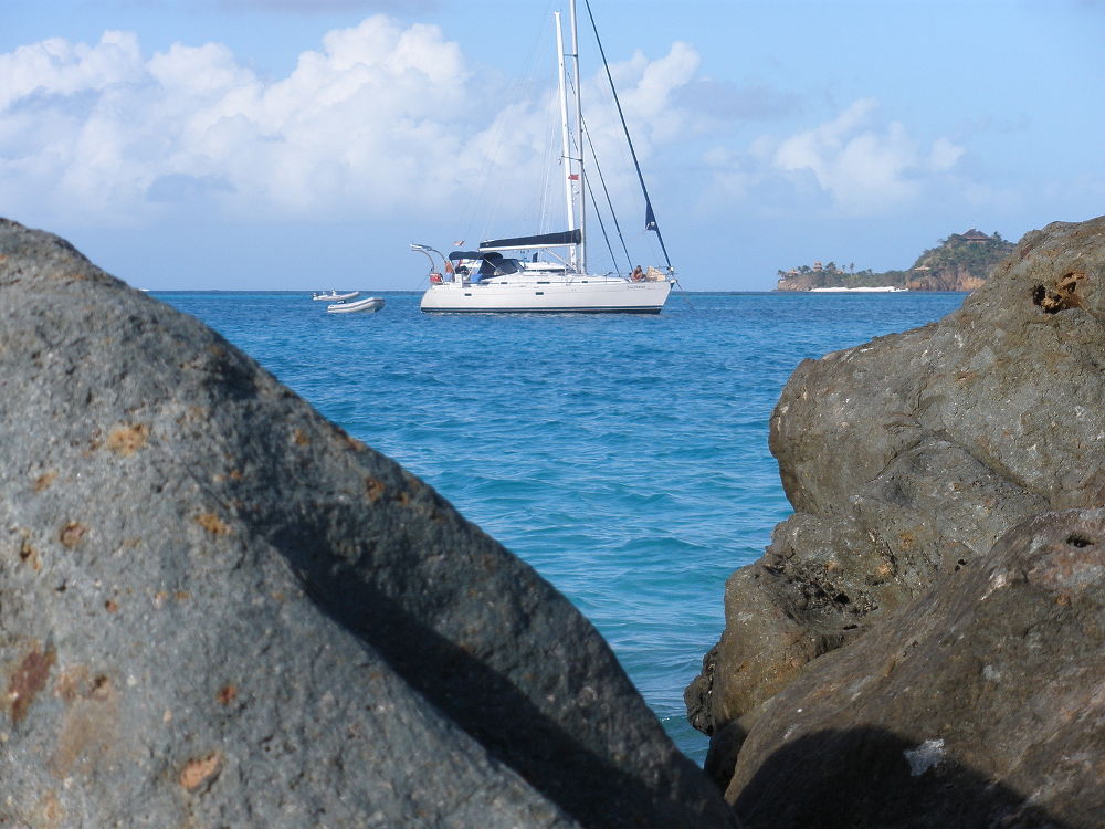 BVI sailboat rock gap necker island Gorda