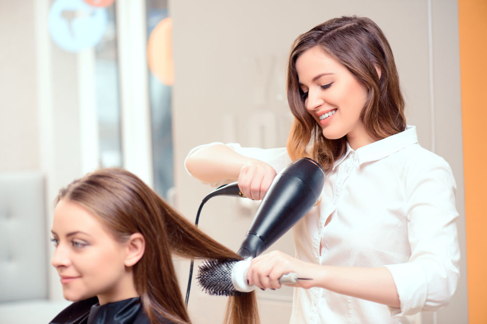 hair drying