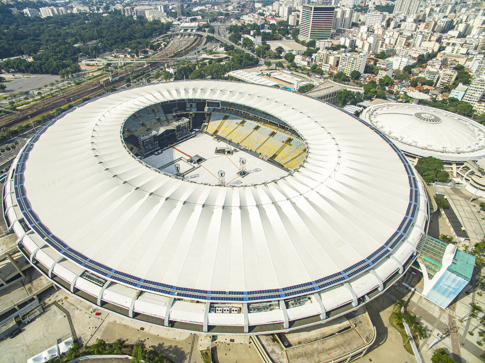 Maracana stadium with music event.