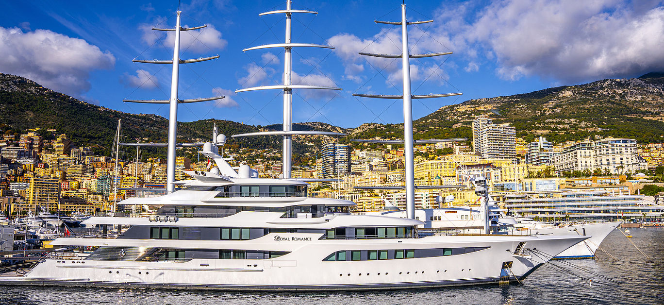 Main marina of Monte Carlo with luxury yachts and sail boats. Hight quality photo