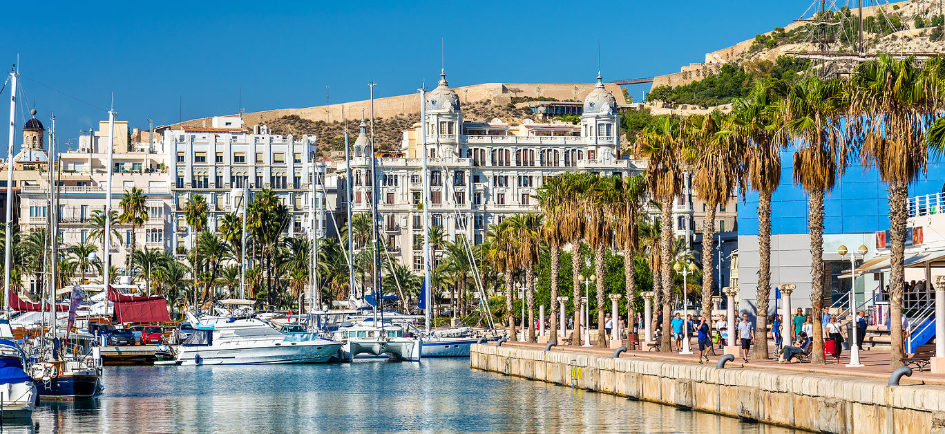 Promenade in the Marina of Alicante - Spain