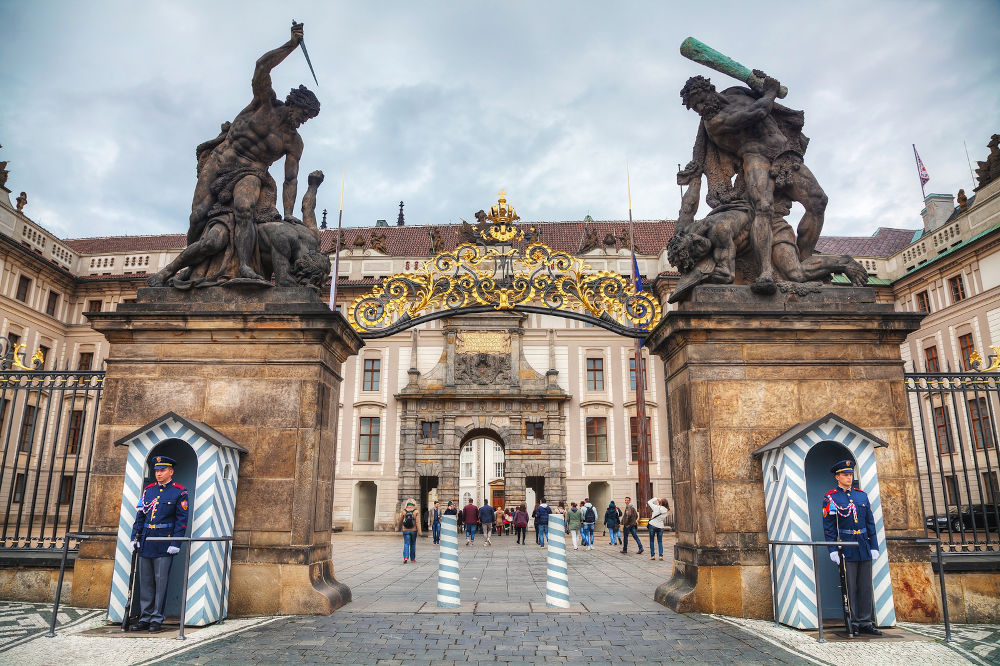 Entrance to the Prague castle