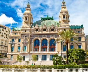 Front of the Grand Casino in Monte Carlo, Monaco.