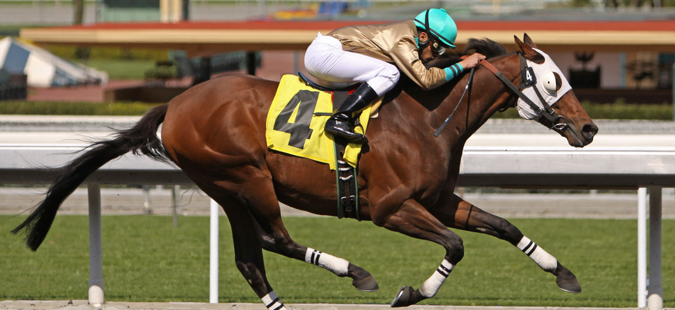 Jockey Christian Santiago Reyes pilots 7-year-old One Shot