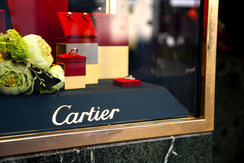 Cartier shop window