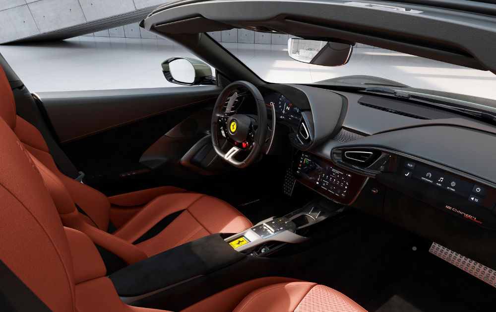 Ferrari 12Cilindri Spider interior