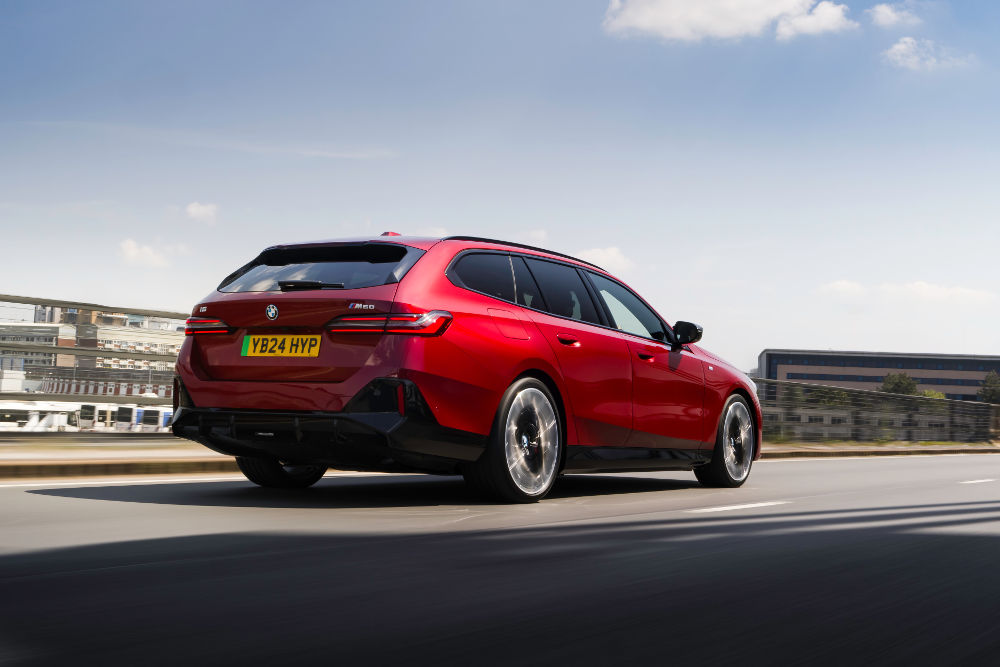 BMW 5 Series Touring rear view