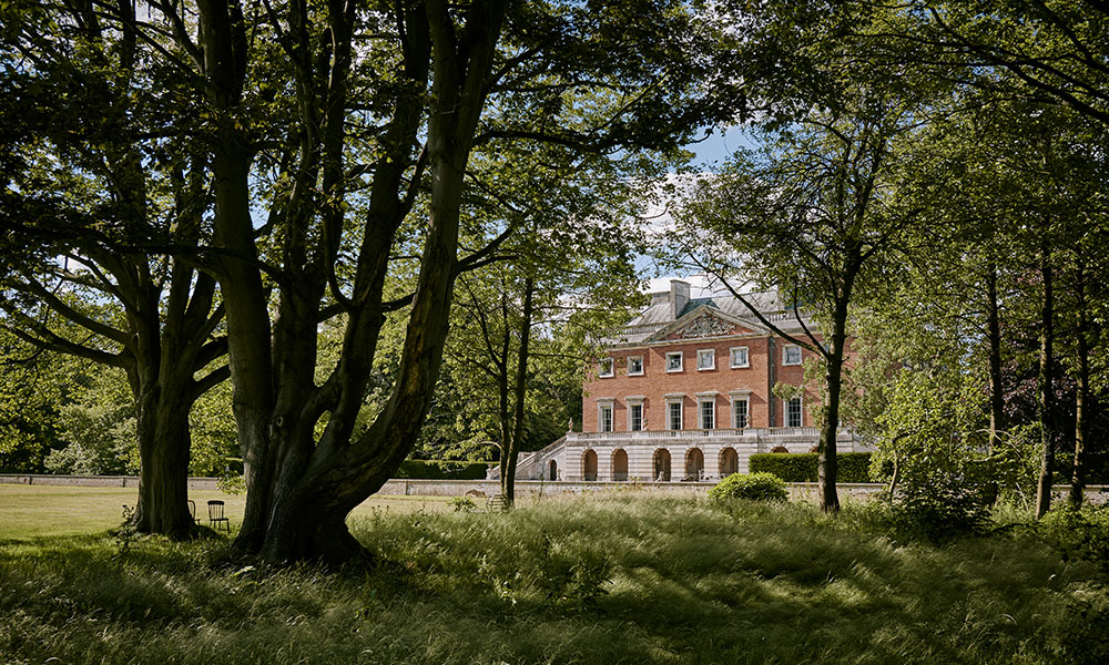 Wolterton Hall east wing grounds