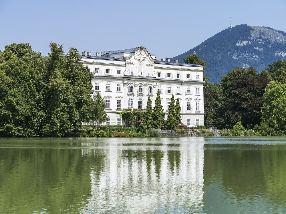 An image of a the Leopoldskron Palace in Salzburg Austria