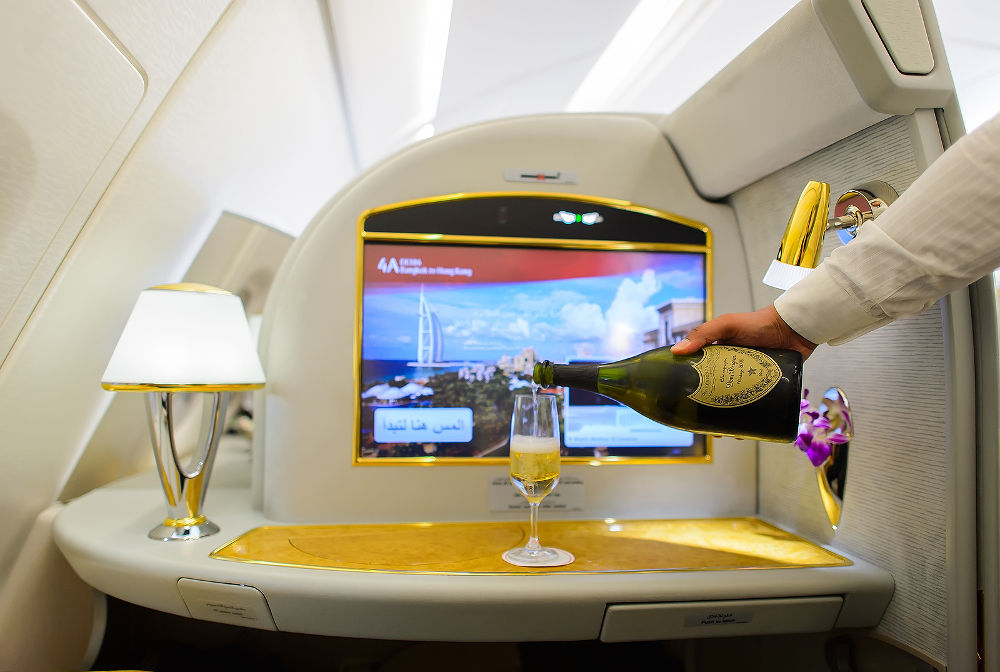 Emirates Airbus A380 interior