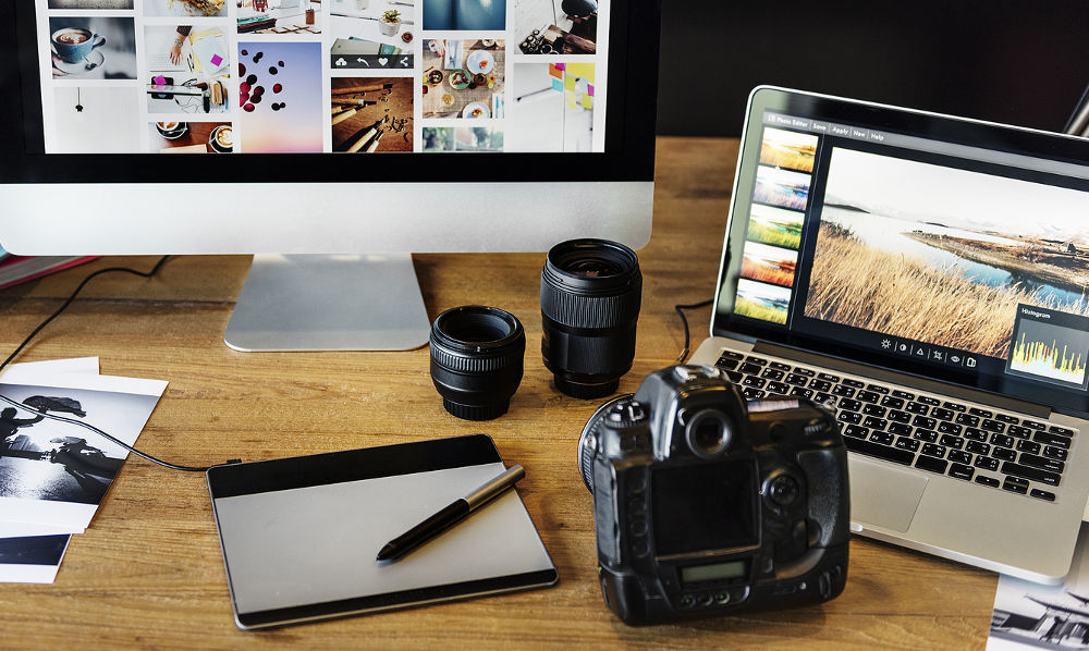 Camera Photography Design Studio Editing Concept