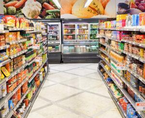 supermarket shelf