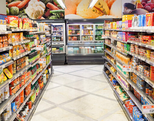 supermarket shelf