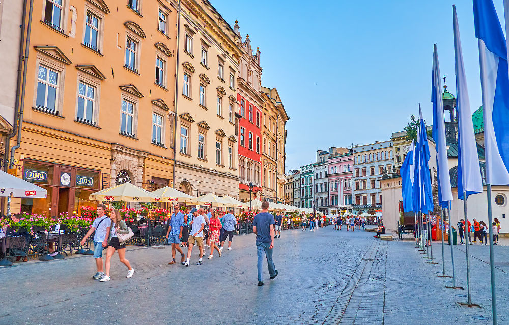 The Main Market Square in Krakow