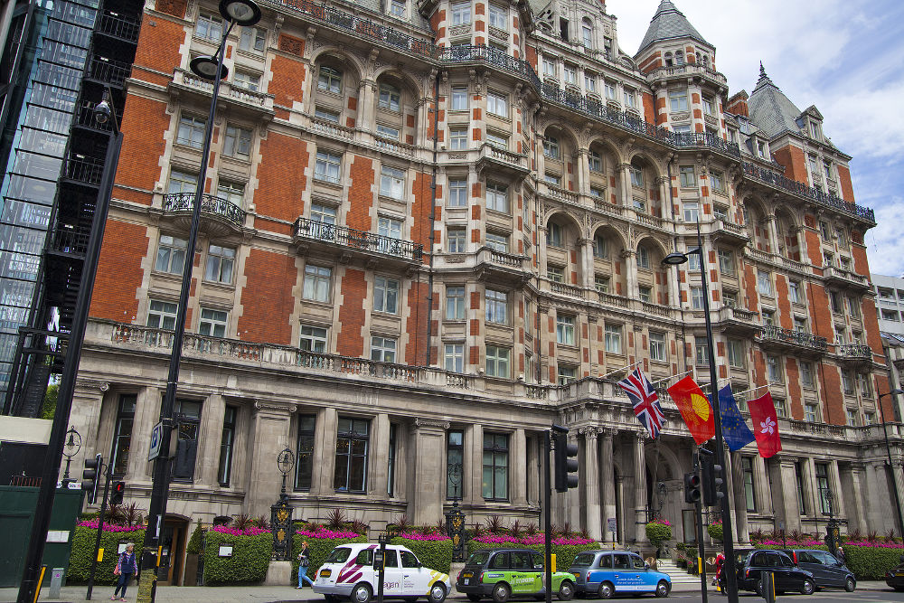 Mandarin Oriental hotel near Harrods, Knightsbridge