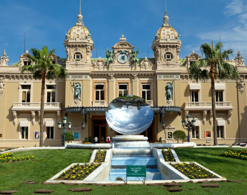 Front of the Grand Casino on June 1 2014 in Monte Carlo Monaco