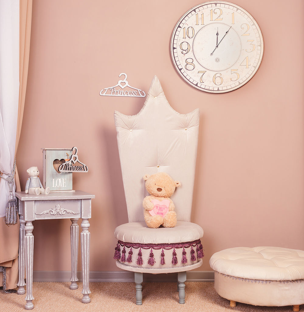 pink bedroom interior