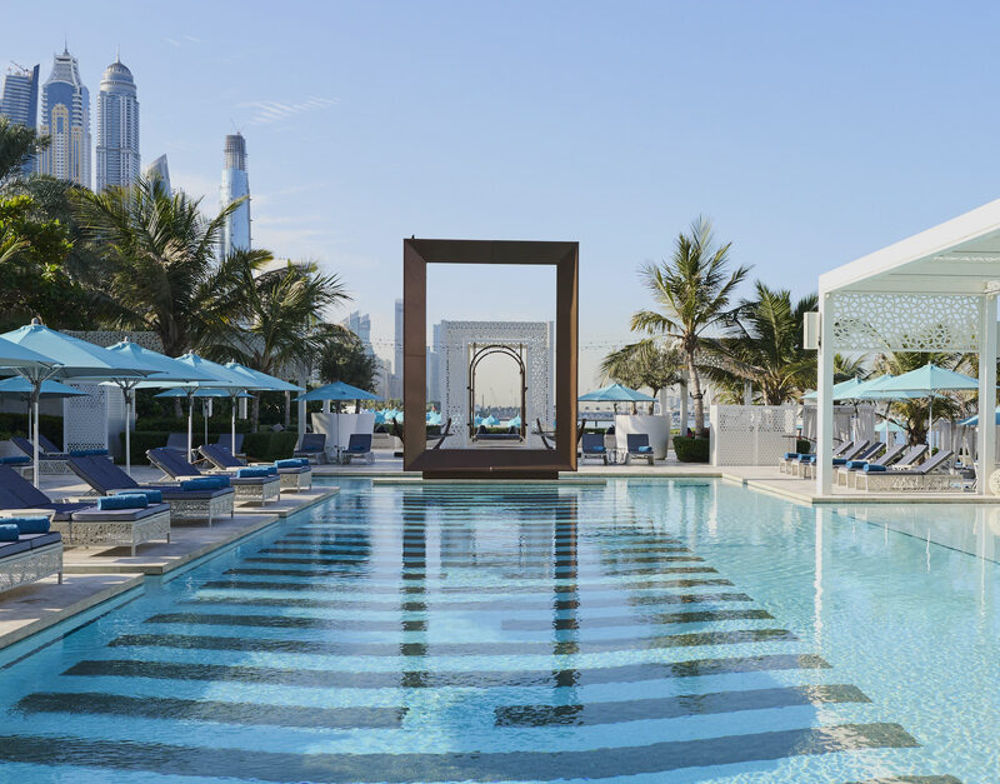 DRIFT Beach Dubai swimming pool