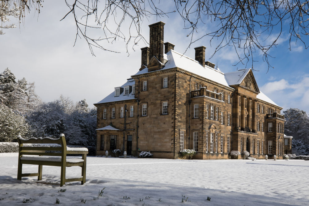 Crathone Hall Hotel snow winter