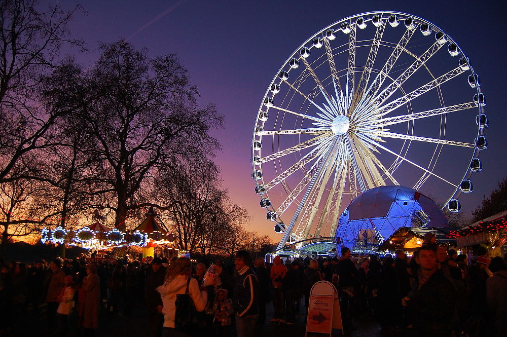 Winter Wonderland December 7th 2008 Hyde park London England