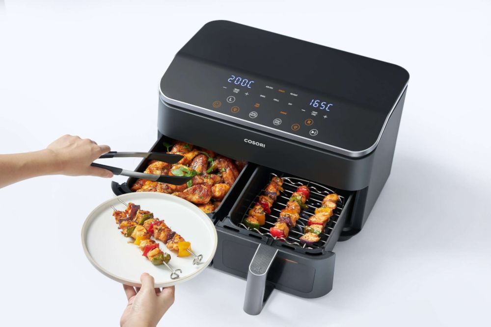 cosori dual basket air fryer 